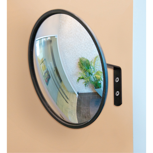 Miroir convexe avec support, Int&eacute;rieur/Ext&eacute;rieur, Diam&egrave;tre 12" Cam Industrial