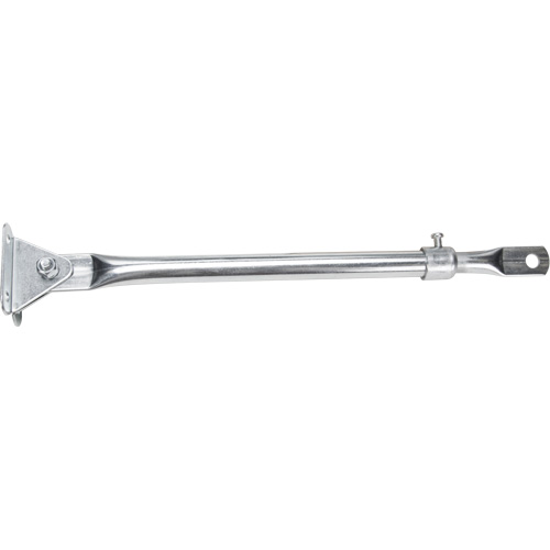 Roundtangular Convex Mirror with Telescopic Arm, 12" H x 18" W, Indoor/Outdoor Cam Industrial