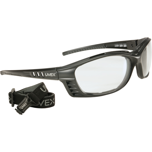 Lunettes de s&eacute;curit&eacute; Uvex Livewire avec lentilles HydroShield, Lentille Transparent, Antibu&eacute;e, ANSI Z87+/R&eacute;pond ou surpasse la norme CSA Z94.3 Cam Industrial