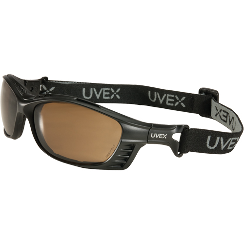 Uvex&reg; Livewire Safety Glasses with HydroShield Lenses, Espresso Lens, Anti-Fog, Meets/Exceeds CSA Z94.3 Cam Industrial
