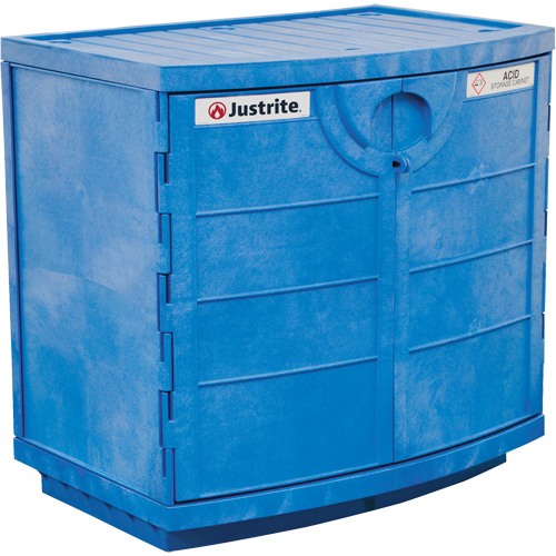 Polyethylene Corrosive/Acid Cabinet, 24 gal., 36" x 35" x 25" Cam Industrial