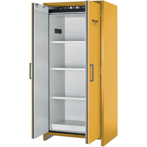 Armoire d'entreposage 90 minutes s&eacute;curitaire et conforme &agrave; la norme EN, 30 gal., 2 Porte(s), 35,16" La x 76,89" h x 24,21" p Cam Industrial