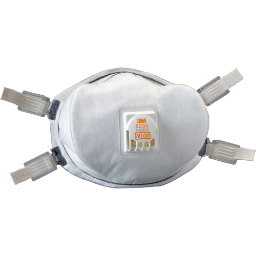 8233 Particulate Respirators, N100, NIOSH Certified Cam Industrial