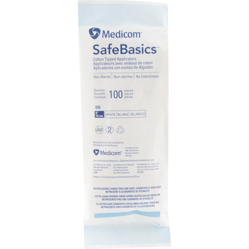 6" Cotton Tip Applicators Cam Industrial