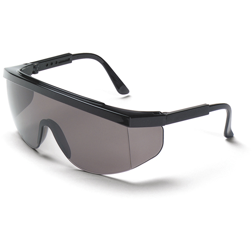 Tomahawk&reg; Safety Glasses, Grey/Smoke Lens, Anti-Scratch, Meets/Exceeds CSA Z94.3 Cam Industrial