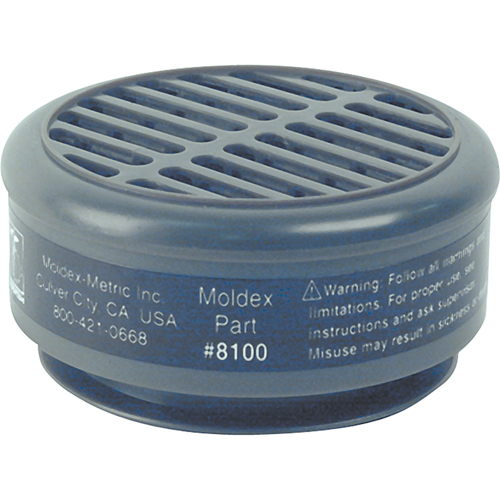 8000 Series Replacement Cartridges, Gas/Vapour Cartridge, Organic Vapour Cam Industrial