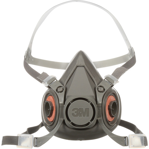 6000 Series Half Facepiece Reusable Respirator, Thermoplastic, Large Cam Industrial