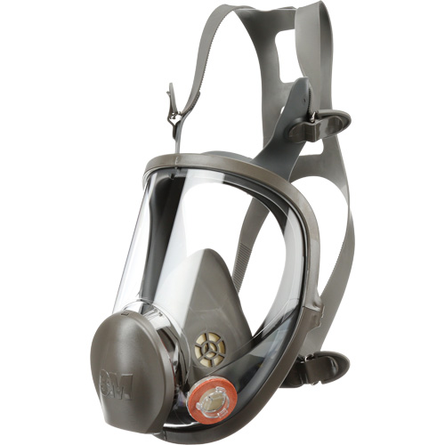 Respirateur r&eacute;utilisable &agrave; masque complet s&eacute;rie 6000, &eacute;lastom&egrave;re/Silicone/Thermoplastique, Grand Cam Industrial