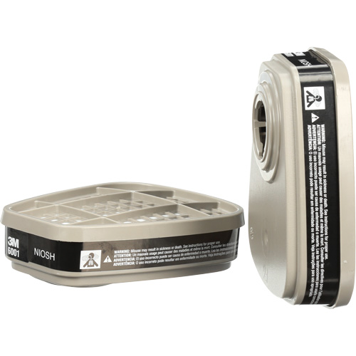 6000 Series Respirator Cartridges, Gas/Vapour Cartridge, Organic Vapour Cam Industrial
