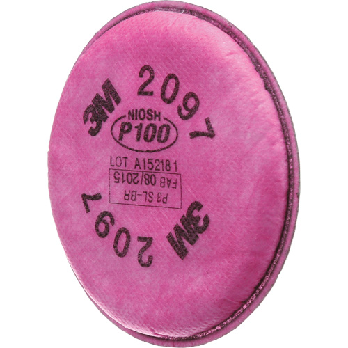 Pr&eacute;filtres pour respirateurs s&eacute;rie 2000, Filtre contre les particules, Vapeurs organiques/P100 Cam Industrial