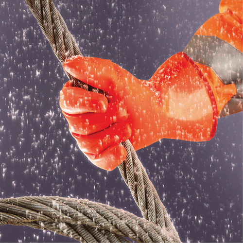 Gants Polar Grip 23-700, 9/Grand, R&ecirc;vetement PVC, Enveloppe en Nylon Cam Industrial