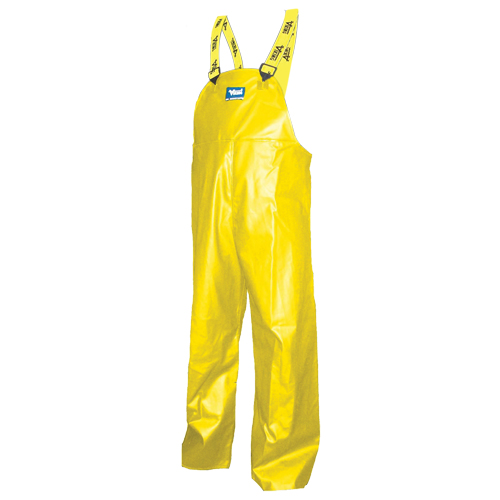 Pantalons &agrave; bavette Journeyman, Moyen, Polyester/PVC, Jaune Cam Industrial