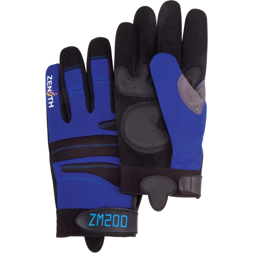 ZM200 Mechanic's Gloves, Synthetic Palm, Size Medium Cam Industrial