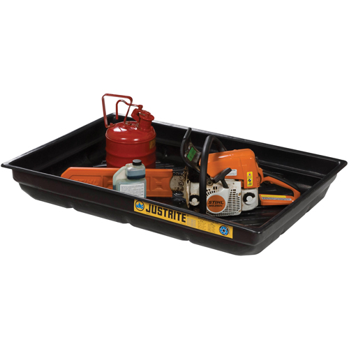 EcoPolyBlend Spill Tray, 47.5" L x 23" W x 5.5" H, 20 gal. Spill Capacity Cam Industrial