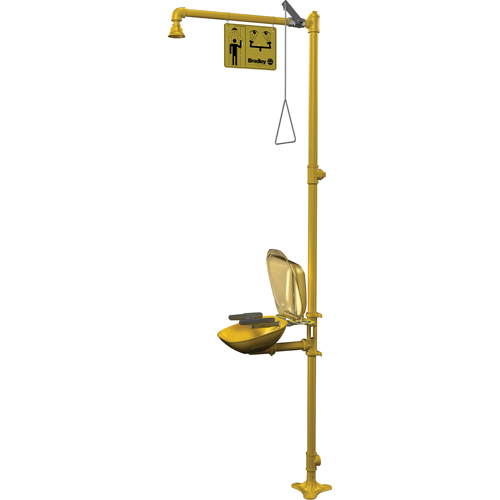 Halo Combination Emergency Shower & Eyewash Station Cam Industrial