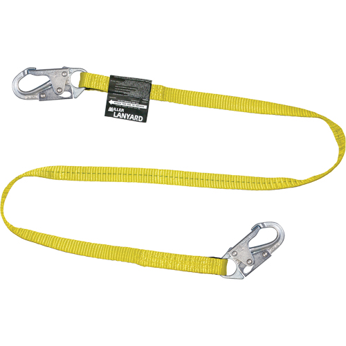 Miller&reg; Web Lanyard, 1 Legs, 6', CSA Class B, Polyester Cam Industrial