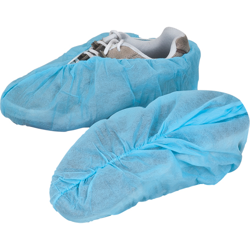 Shoe Covers, X-Large, Polypropylene, Blue Cam Industrial