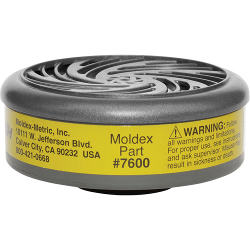 Filtres pour respirateur s&eacute;rie 7000/9000, Cartouche gaz/vapeur, Gaz multiples/Vapeur organique Cam Industrial