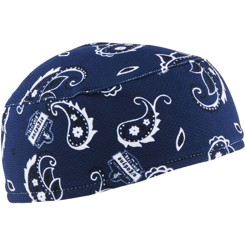 Chill-Its&reg; 6630 Cooling Skull Caps, Navy Blue Cam Industrial