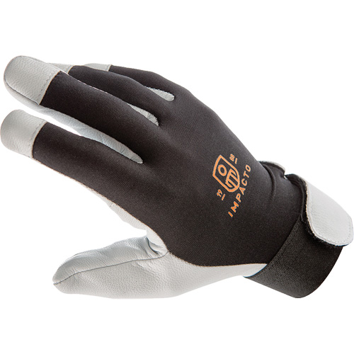 Gants antivibrations Air Glove, Taille Moyen, Paume Cuir perl&eacute; Cam Industrial