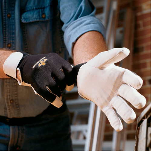 Gants antivibrations Air Glove, Taille Moyen, Paume Cuir perl&eacute; Cam Industrial