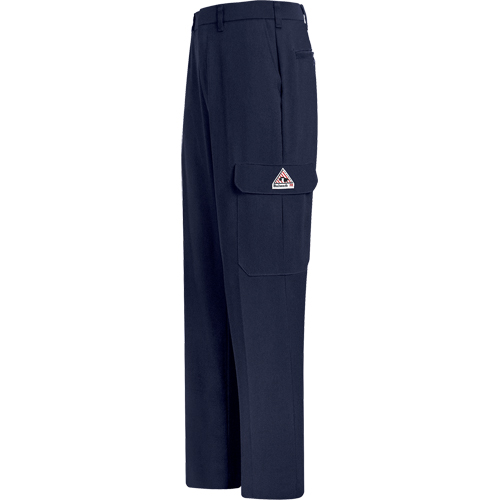 Flame-Resistant Cool Touch&reg; 2 Cargo Pants, 32, x 37, Navy Blue, 10.1 cal/cm² Cam Industrial