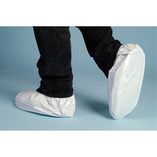 Shoe Covers, Large, Microporous, White Cam Industrial