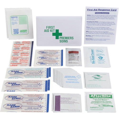 Trousses de premiers soins promotionnelles, Dispositif m&eacute;dical Classe 1, Portefeuille Cam Industrial