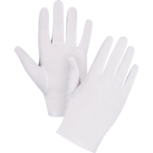 Low-Lint Inspection Gloves, Nylon, Hemmed Cuff, Men's Cam Industrial