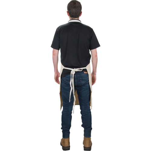 Apron, Cotton, 36" L x 29" W, Natural Cam Industrial