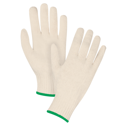 Heavyweight String Knit Gloves, Poly/Cotton, 7 Gauge, Medium Cam Industrial