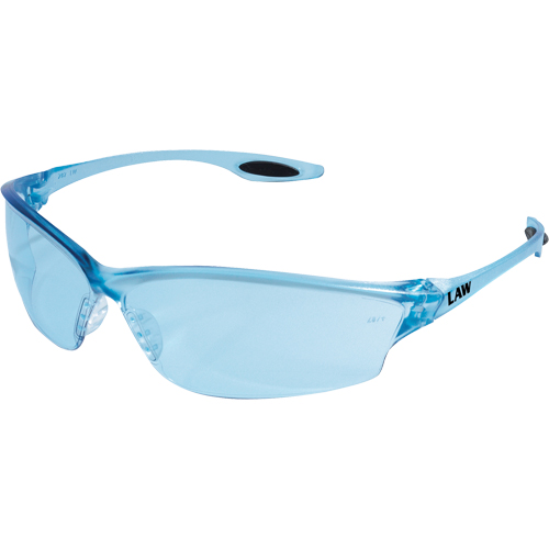 Law&reg; 2 Safety Glasses, Blue Lens, Anti-Scratch, ANSI Z87+ Cam Industrial