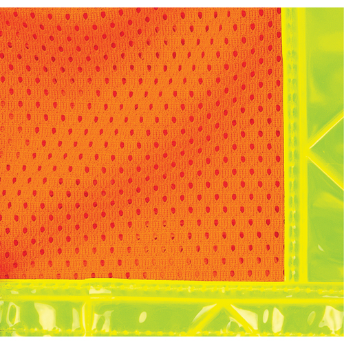 Veste de s&eacute;curit&eacute; d'usage standard, Orange haute visibilit&eacute;, Moyen, Polyester Cam Industrial