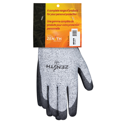 Gants &eacute;lastiques sans coutures r&eacute;sistants &agrave; la coupe, Taille 8, Calibre 13, Rev&ecirc;tement Polyur&eacute;thane, Enveloppe en PEHP, EN 388 niveau 5 Cam Industrial