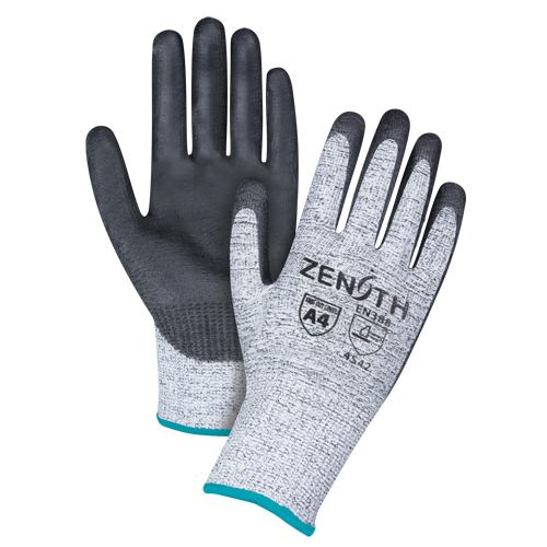 Seamless Stretch Cut-Resistant Gloves, Size X-Large/10, 13 Gauge, Polyurethane Coated, HPPE Shell, ANSI/ISEA 105 Level 4/EN 388 Level 5 Cam Industrial