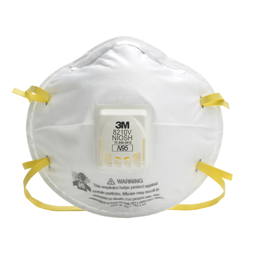 8210V Particulate Respirators, N95, NIOSH Certified Cam Industrial