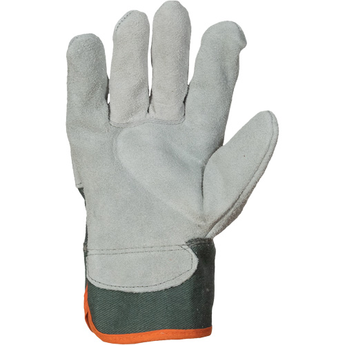 Endura&reg; Fitter Gloves, Large, Split Leather Palm, Cotton Inner Lining Cam Industrial