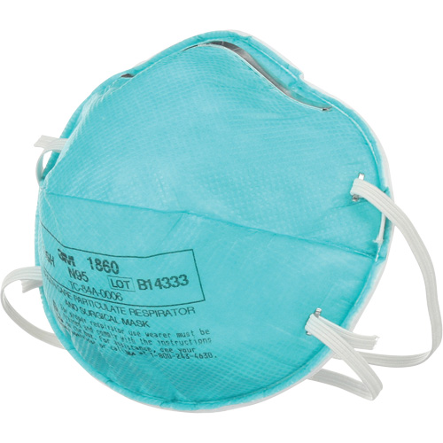 1860 Particulate Healthcare Respirator, N95, NIOSH Certified Cam Industrial
