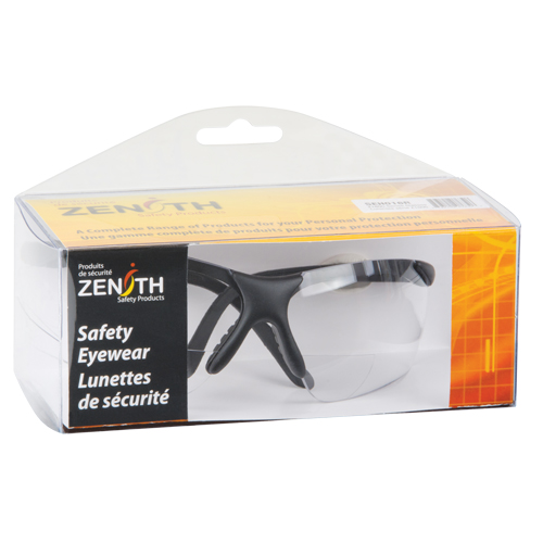 Lunettes de s&eacute;curit&eacute; s&eacute;rie Z1800 avec verres de lecture, Anti-&eacute;gratignures, Transparent, Dioptrie 2,5 Cam Industrial