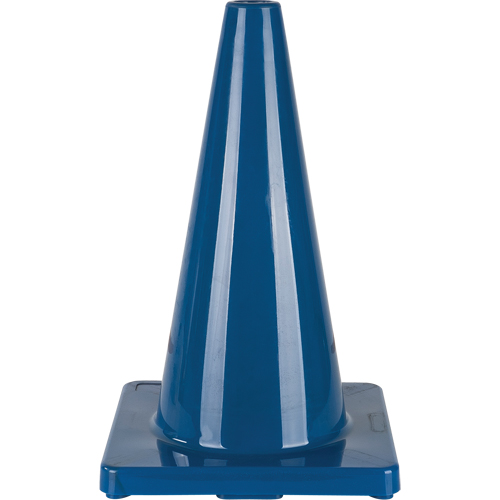 C&ocirc;ne de couleur pour la signalisation, 18", Bleu Cam Industrial