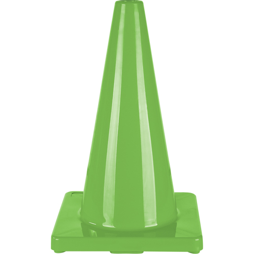 C&ocirc;ne de couleur pour la signalisation, 18", Vert Cam Industrial
