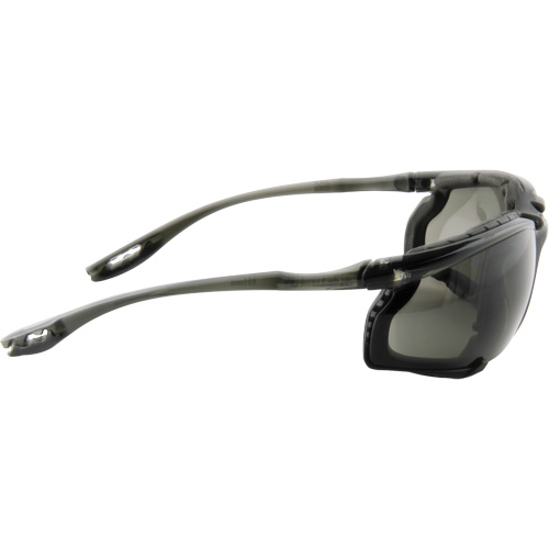 Virtua Safety Glasses with Foam Gasket, Grey/Smoke Lens, Anti-Fog, ANSI Z87+/Meets/Exceeds CSA Z94.3 Cam Industrial