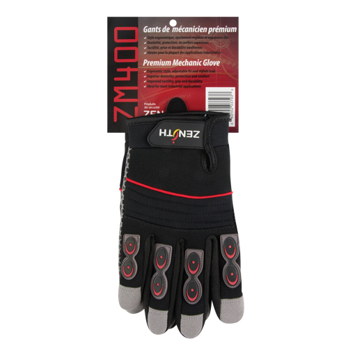Gants pour m&eacute;canicien ZM400 de premi&egrave;re qualit&eacute;, Paume Synth&eacute;tique, Taille 2T-Grand Cam Industrial