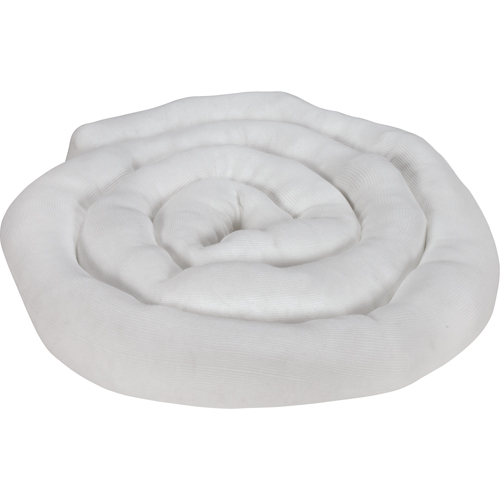 Sorbent Sock, Oil Only, 45 gal. Absorbancy, 3" W x 10' L, Pack of 10 Cam Industrial