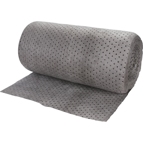 Premium Bonded Sorbent Rolls, Heavyweight, 150' L x 30" W, 50 gal. Absorbancy Cam Industrial