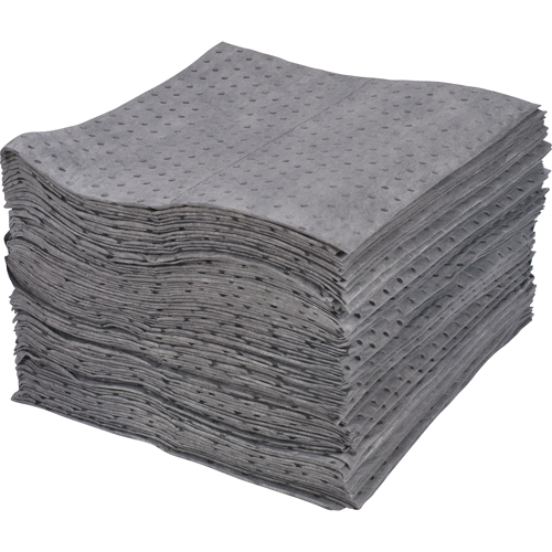 Premium Laminated (SMS) Sorbent Pads, Universal, 15" x 17", 30 gal. Absorbancy Cam Industrial