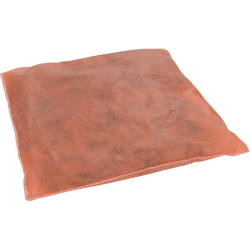 Sorbent Pillow, Hazmat, 18" L x 18" W, 45 gal. Absorbency/Pkg. Cam Industrial