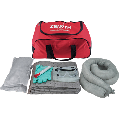 Trousse de lutte contre les d&eacute;versements pour v&eacute;hicules, Universel, Sac, Absorbance de 10 gal. US Cam Industrial
