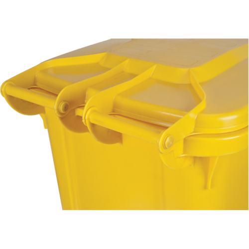 Contenant jaune mobile, Polyur&eacute;thane, 63 gallons/63 gal. US Cam Industrial