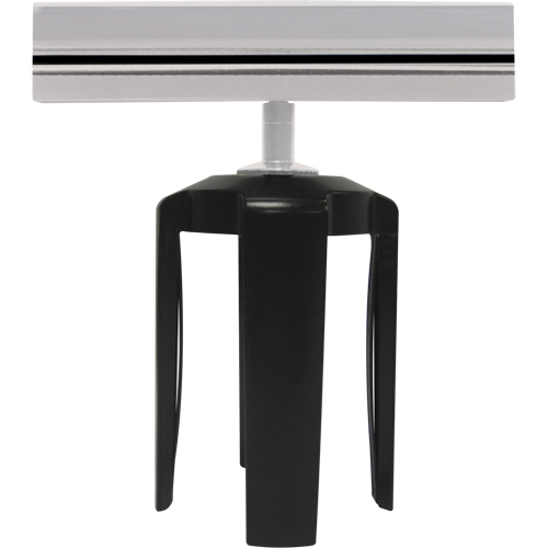 Support d'enseigne Tensabarrier avec adaptateur, Chrome Cam Industrial